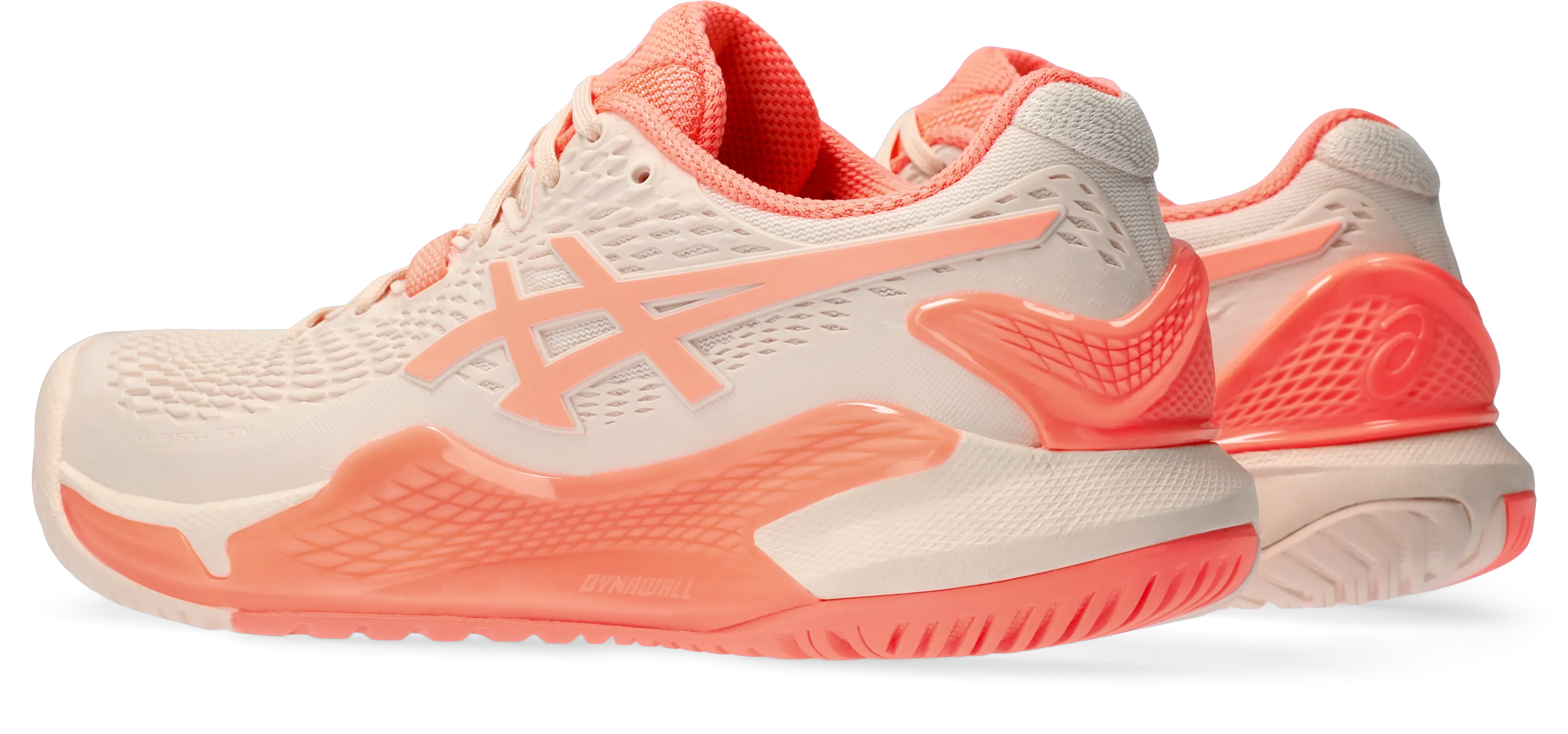 Asics Women's Gel-Resolution 9 (Pearl Pink/Sun Coral)