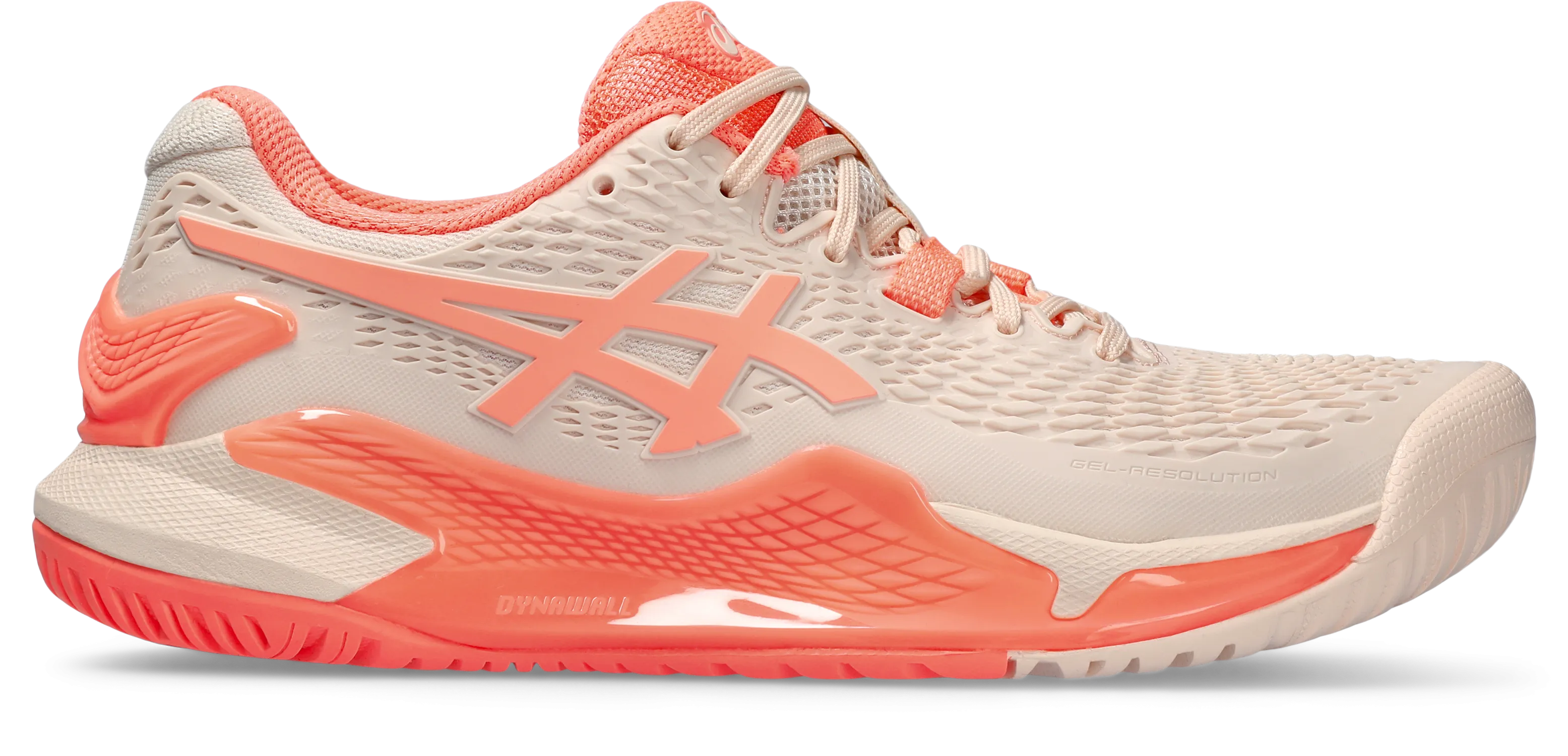 Asics Women's Gel-Resolution 9 (Pearl Pink/Sun Coral)