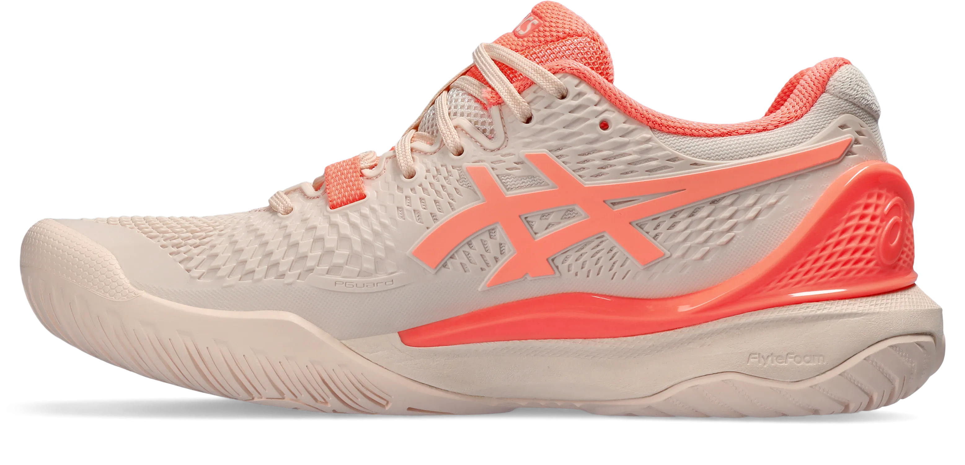 Asics Women's Gel-Resolution 9 (Pearl Pink/Sun Coral)