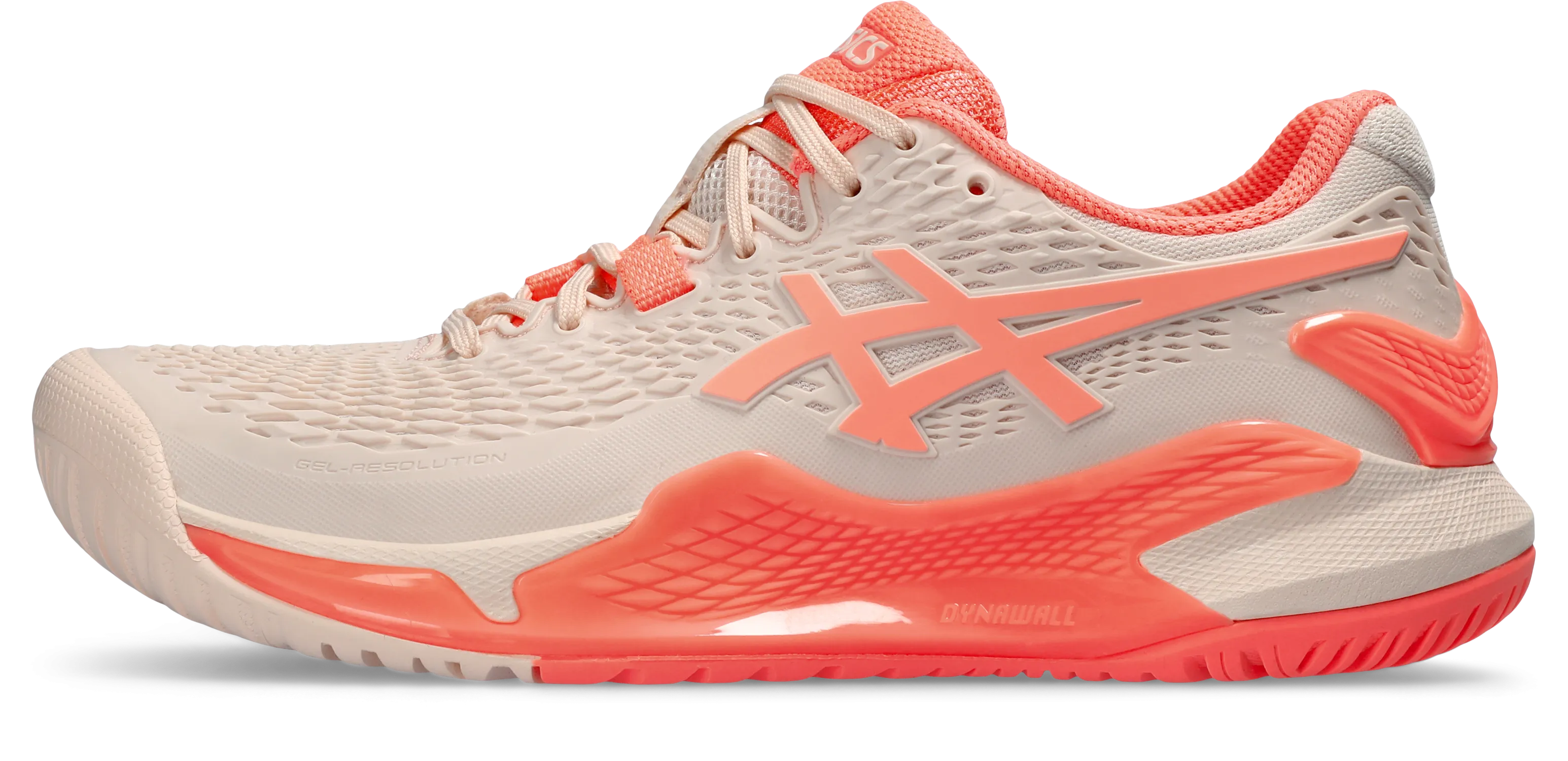 Asics Women's Gel-Resolution 9 (Pearl Pink/Sun Coral)