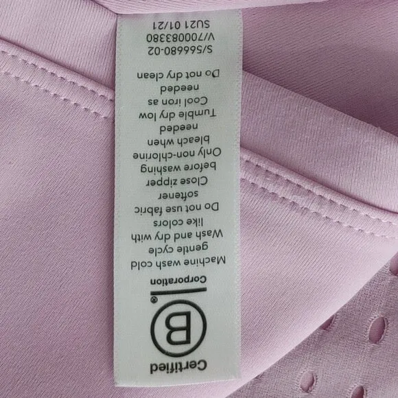 Athleta A-Game 14&quot; Perforated Skort Women's Size S Pink-Lavender