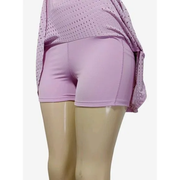 Athleta A-Game 14&quot; Perforated Skort Women's Size S Pink-Lavender