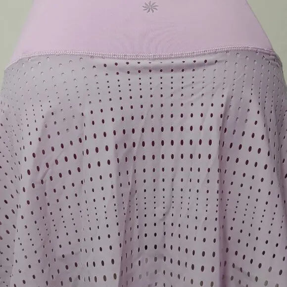 Athleta A-Game 14&quot; Perforated Skort Women's Size S Pink-Lavender