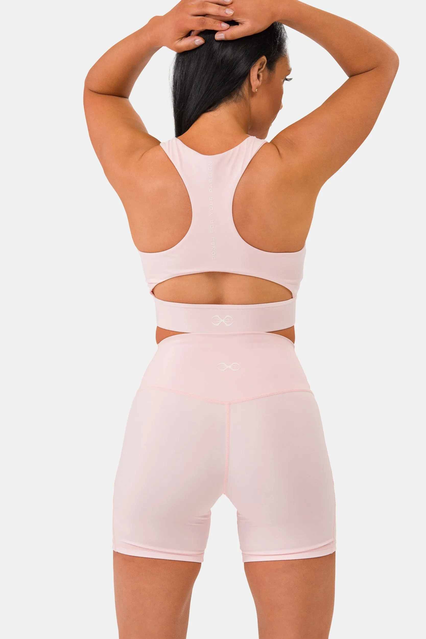 AURORA CORAL BIKE SHORTS