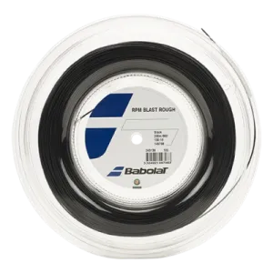 Babolat RPM Rough 16/1.30 Tennis String Reel (Black)