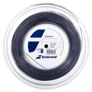 Babolat RPM Rough 17/1.25 Tennis String Reel (Dark Grey)