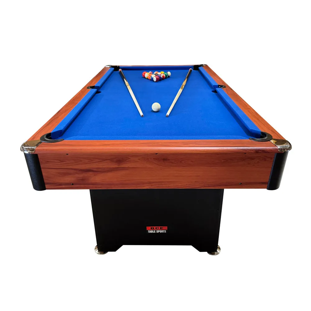 BCE American Pool Table Blue | 6ft