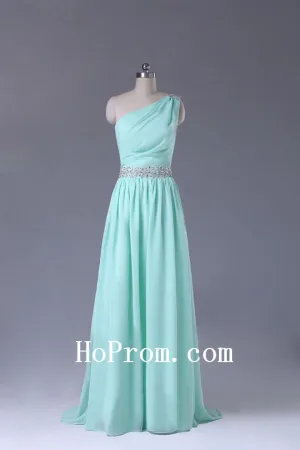 Beading Belt Prom Dresses,A-Line Prom Dress,Evening Dress