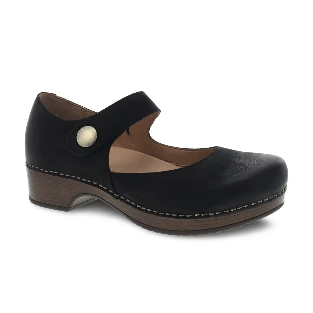 Beatrice (Black Burnished Nubuck)