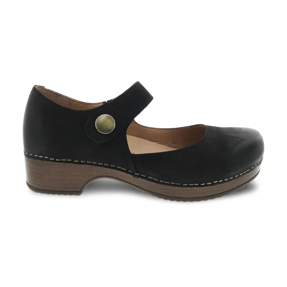 Beatrice (Black Burnished Nubuck)