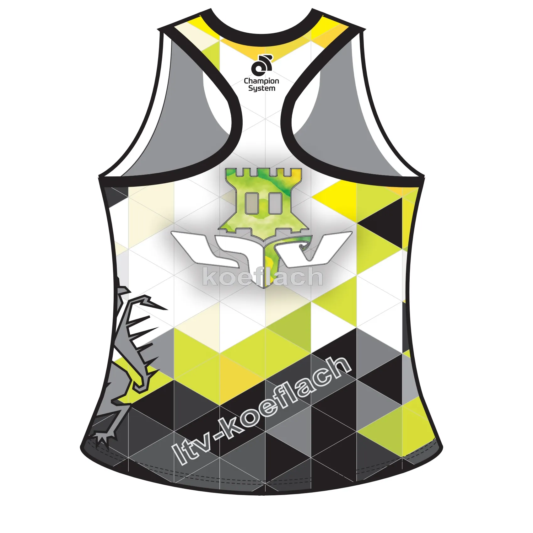 Bella Racerback Singlet (Vereinsunterstützung)
