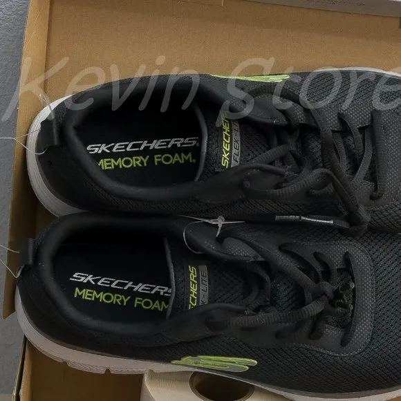 BLACK NWT Skechers Men's Flex Lite Advantage Shoe
