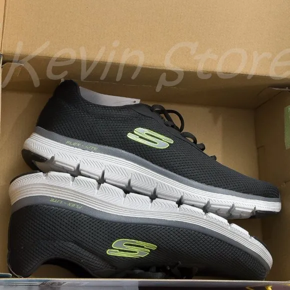 BLACK NWT Skechers Men's Flex Lite Advantage Shoe