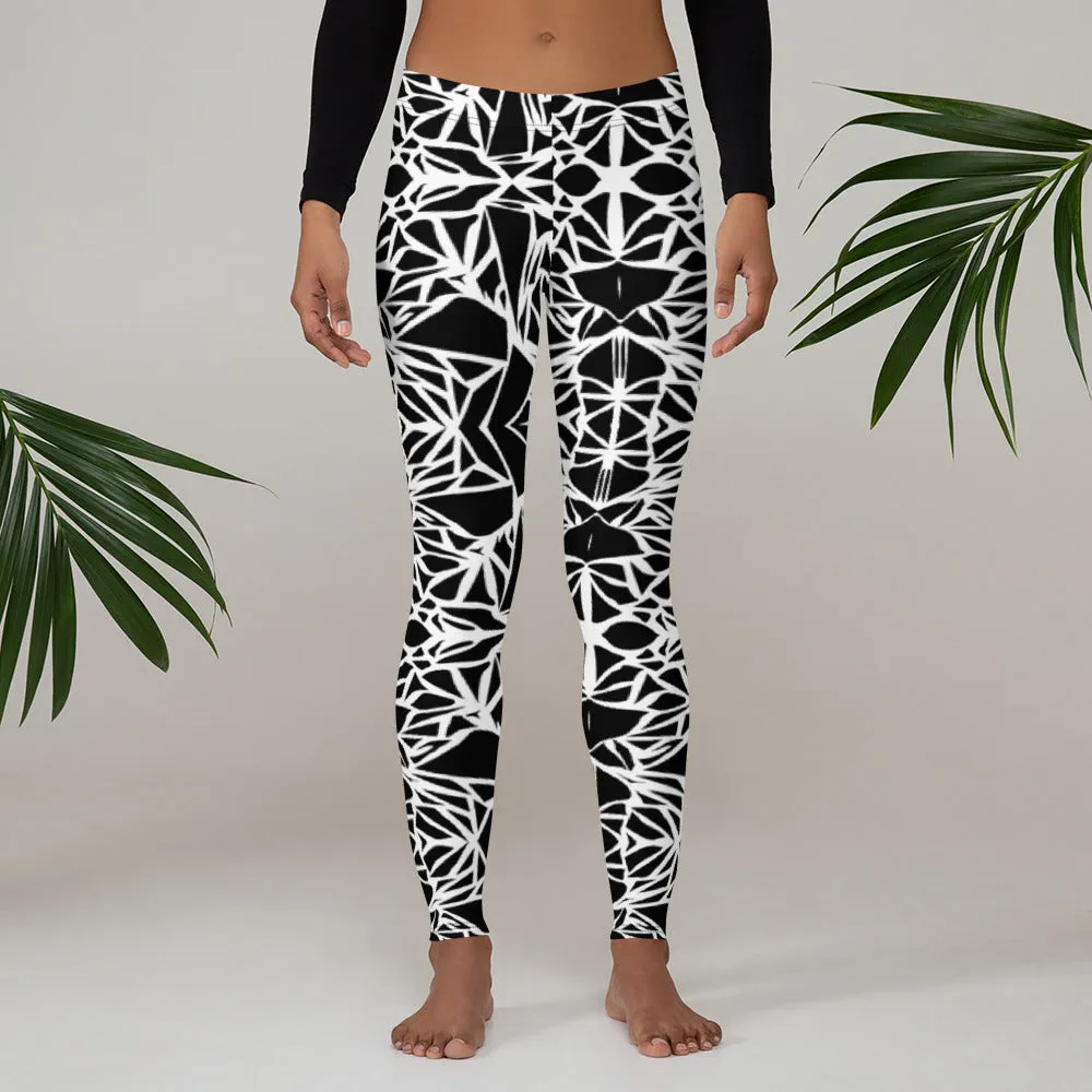 Black/ White Pattern Leggings