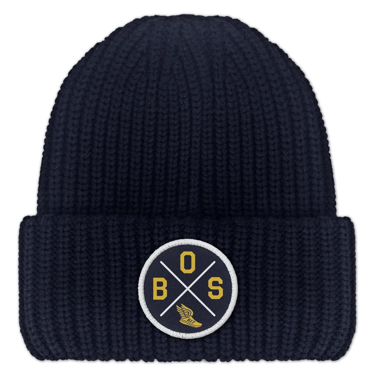 BOS Running Circle Emblem Chunky Knit