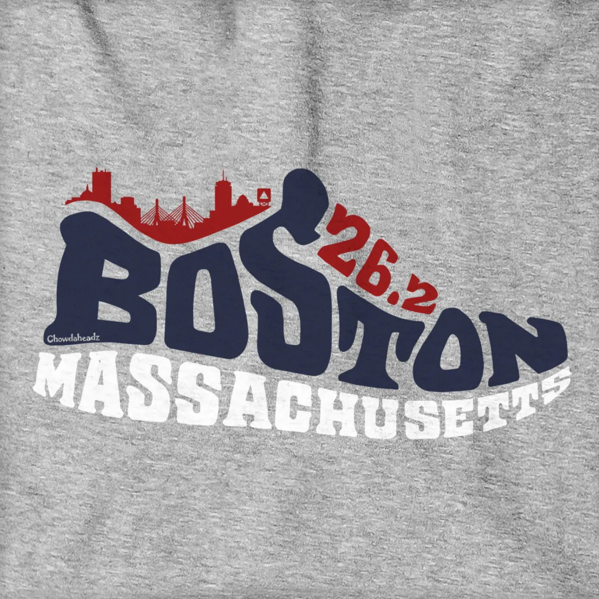 Boston Mass 26.2 Sneaker Hoodie