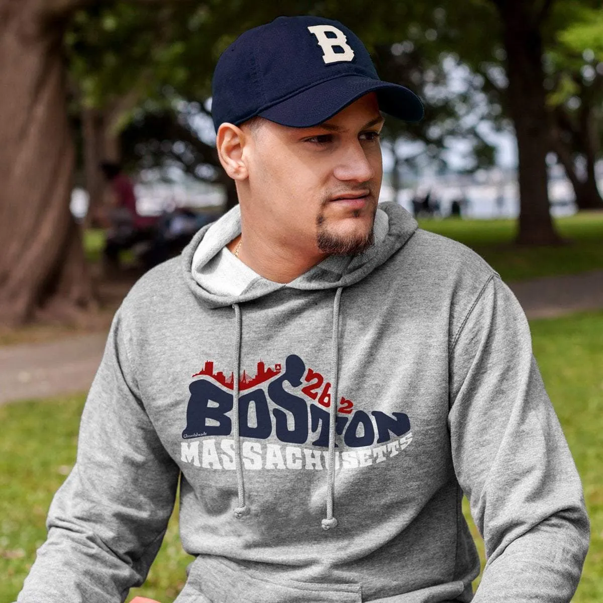 Boston Mass 26.2 Sneaker Hoodie