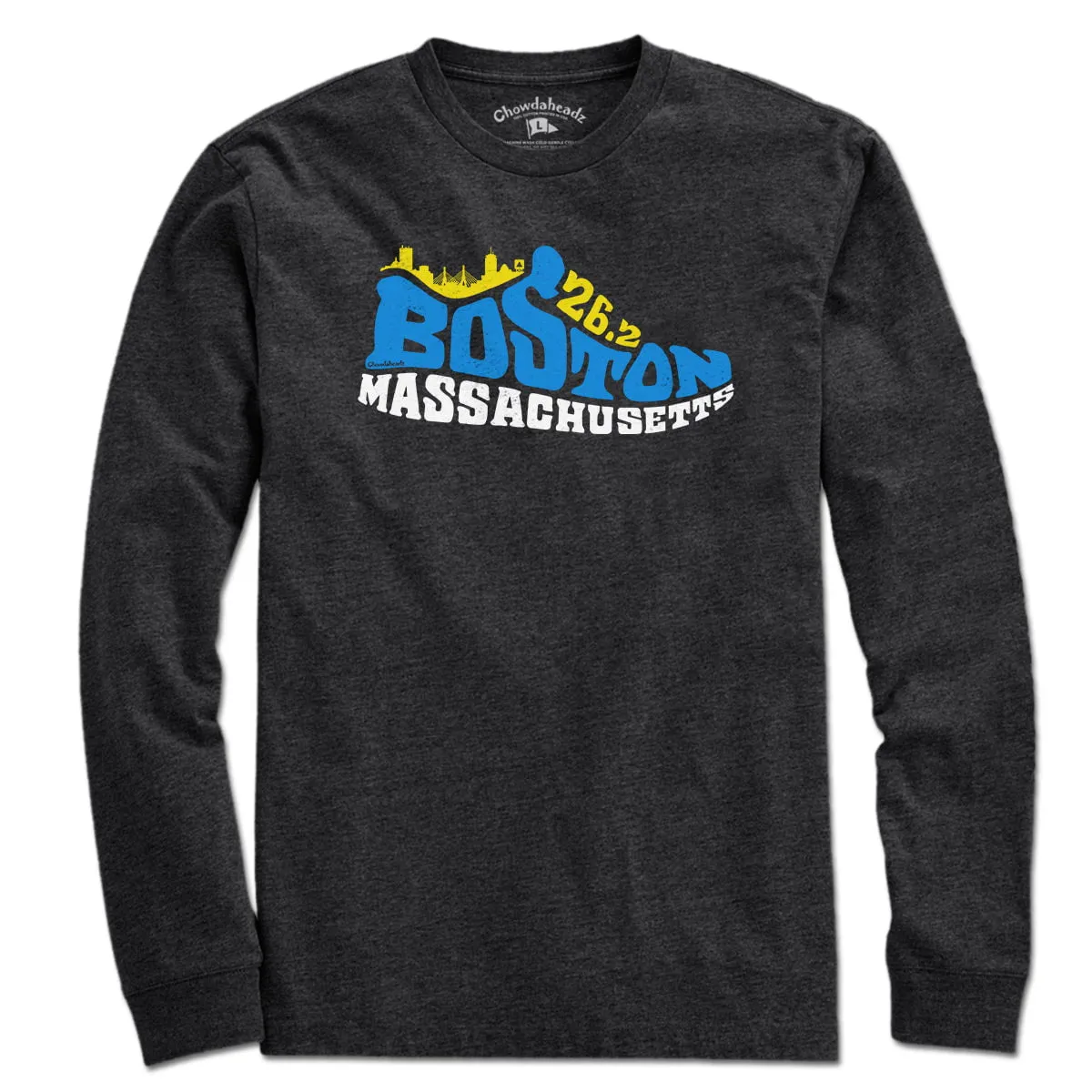 Boston Mass 26.2 Sneaker T-Shirt