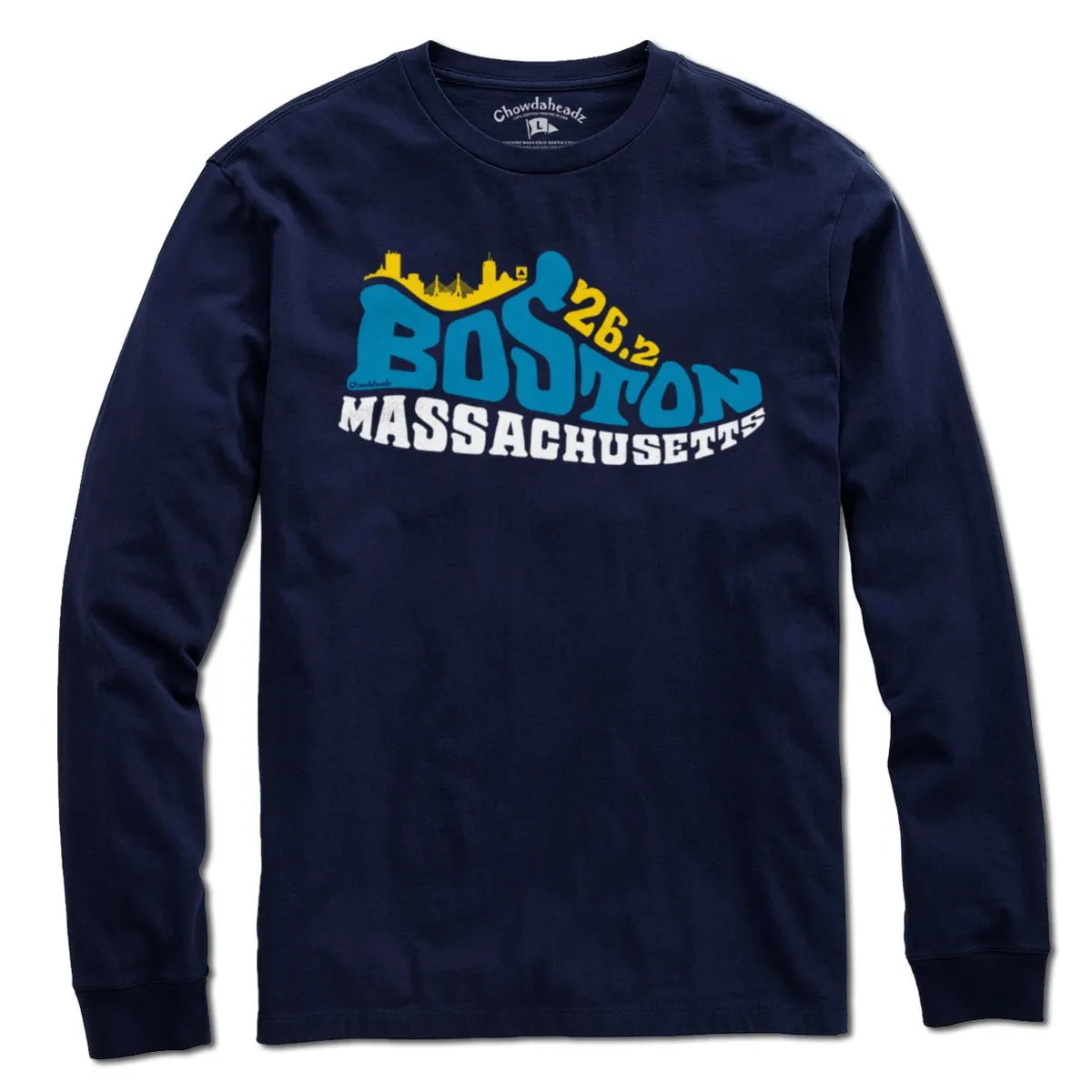 Boston Mass 26.2 Sneaker T-Shirt