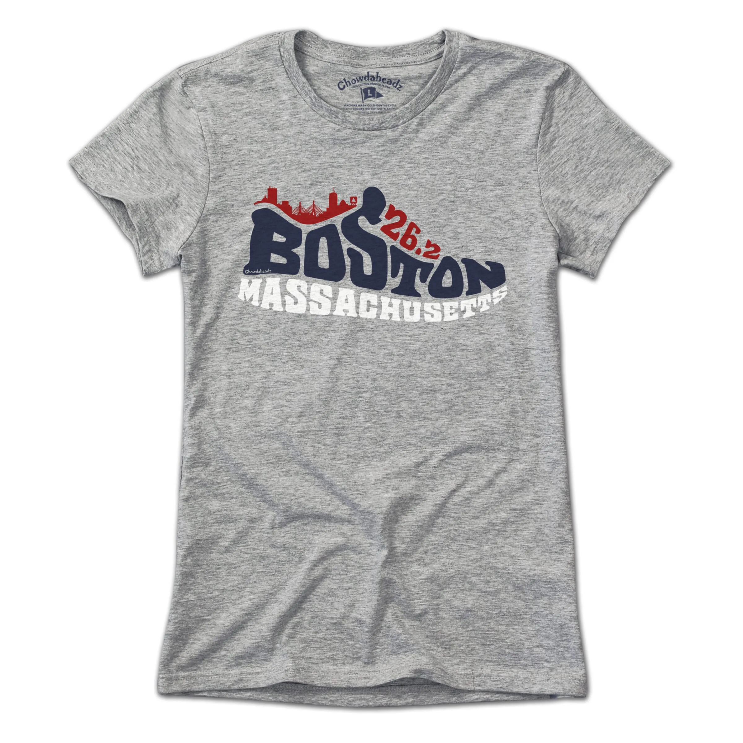 Boston Mass 26.2 Sneaker T-Shirt