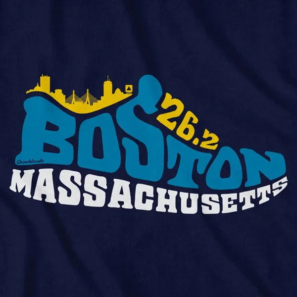 Boston Mass 26.2 Sneaker T-Shirt