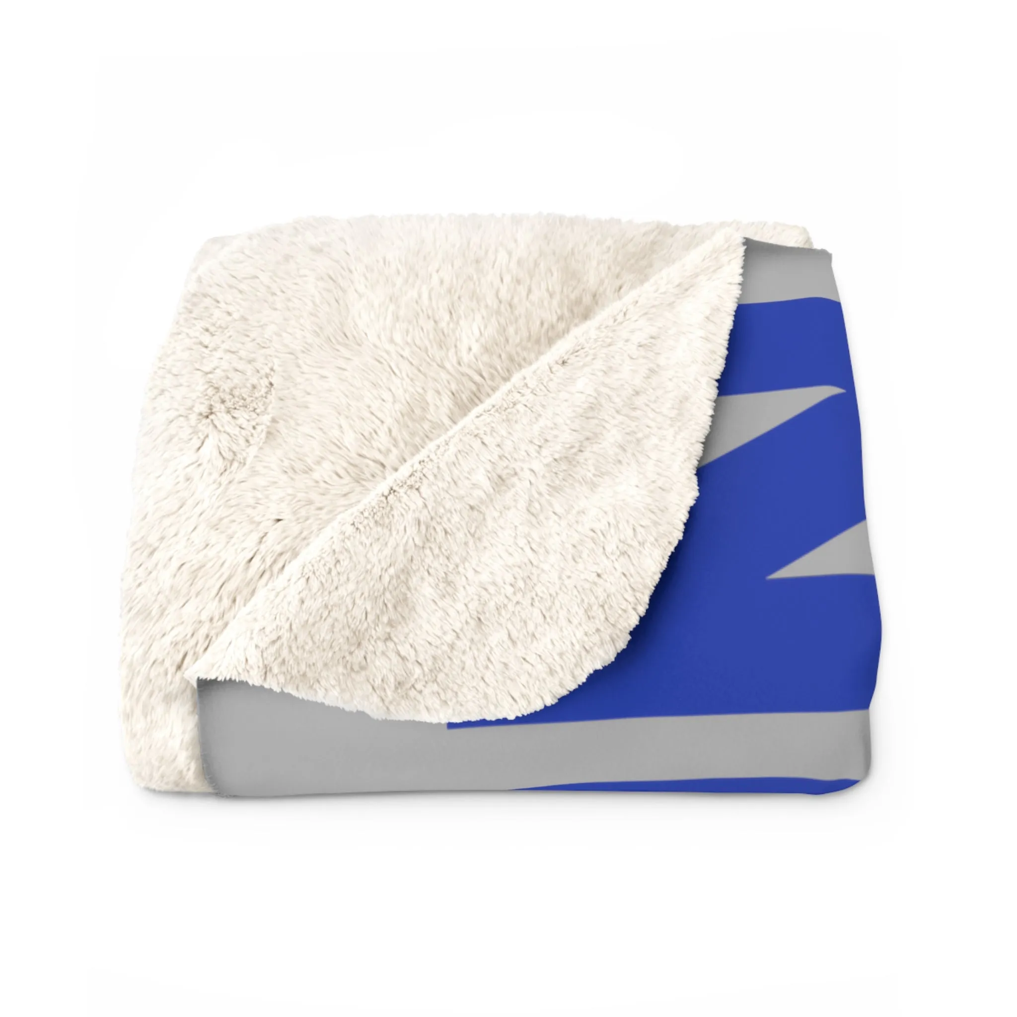 Boston Skyline Run Route Sherpa Fleece Blanket