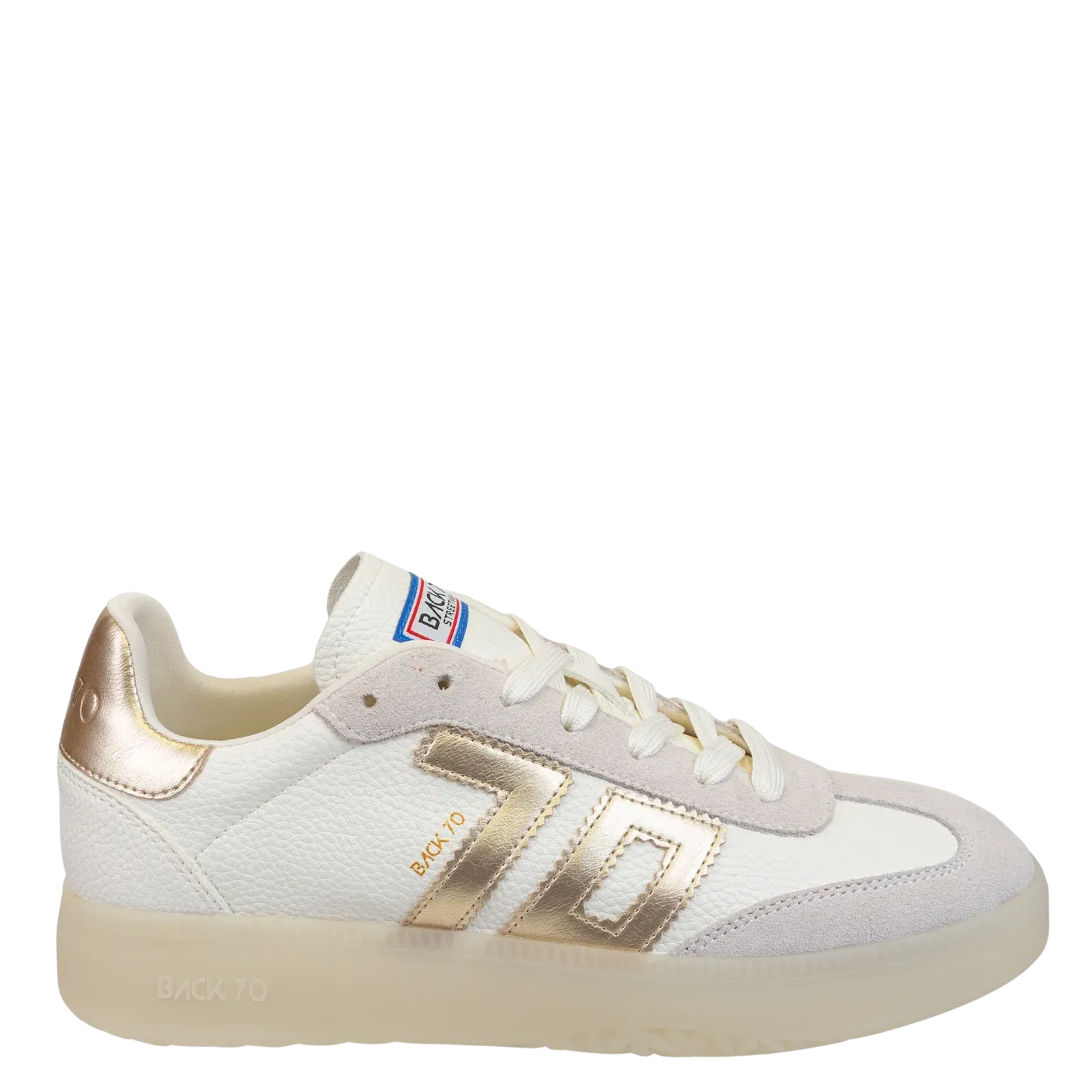 Boston Sneaker in Metallic Gold