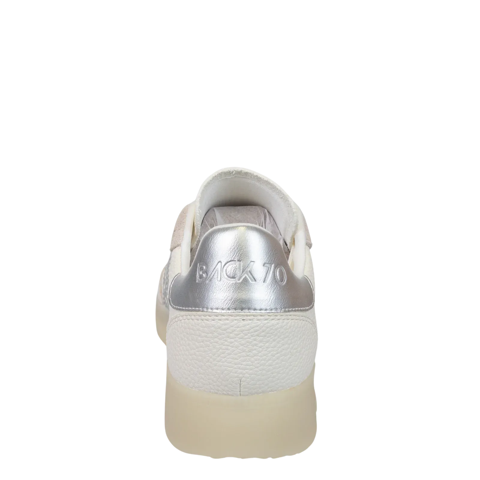 Boston Sneaker in Metallic Silver