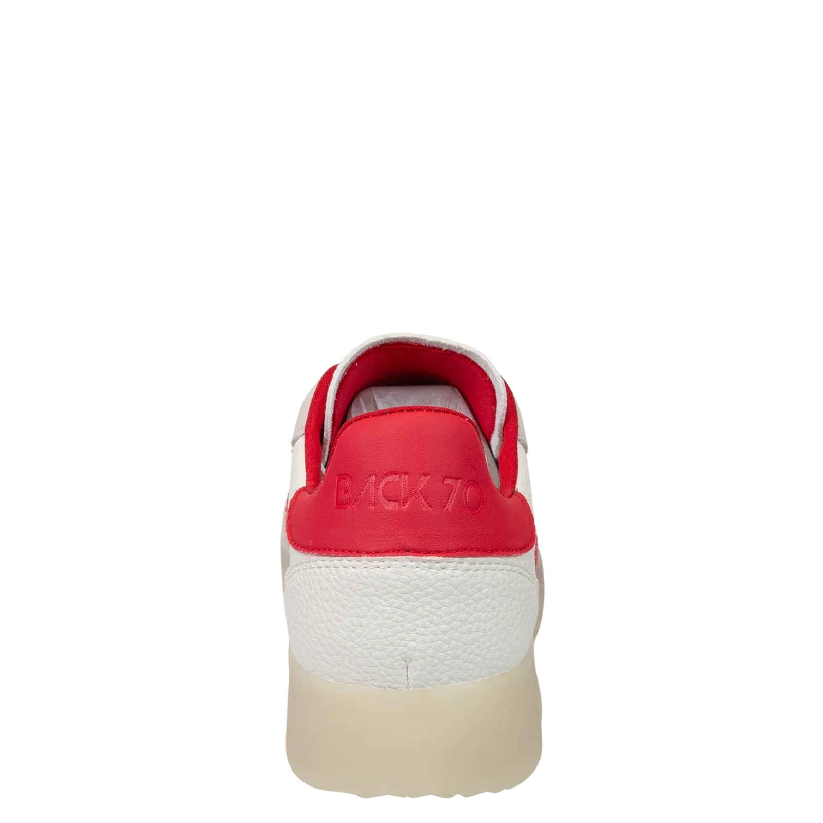 Boston Sneaker in White Red