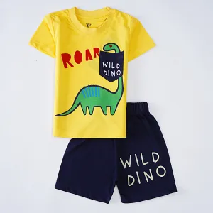 Boys Half Sleeves 2 Piece Suit (Roar)