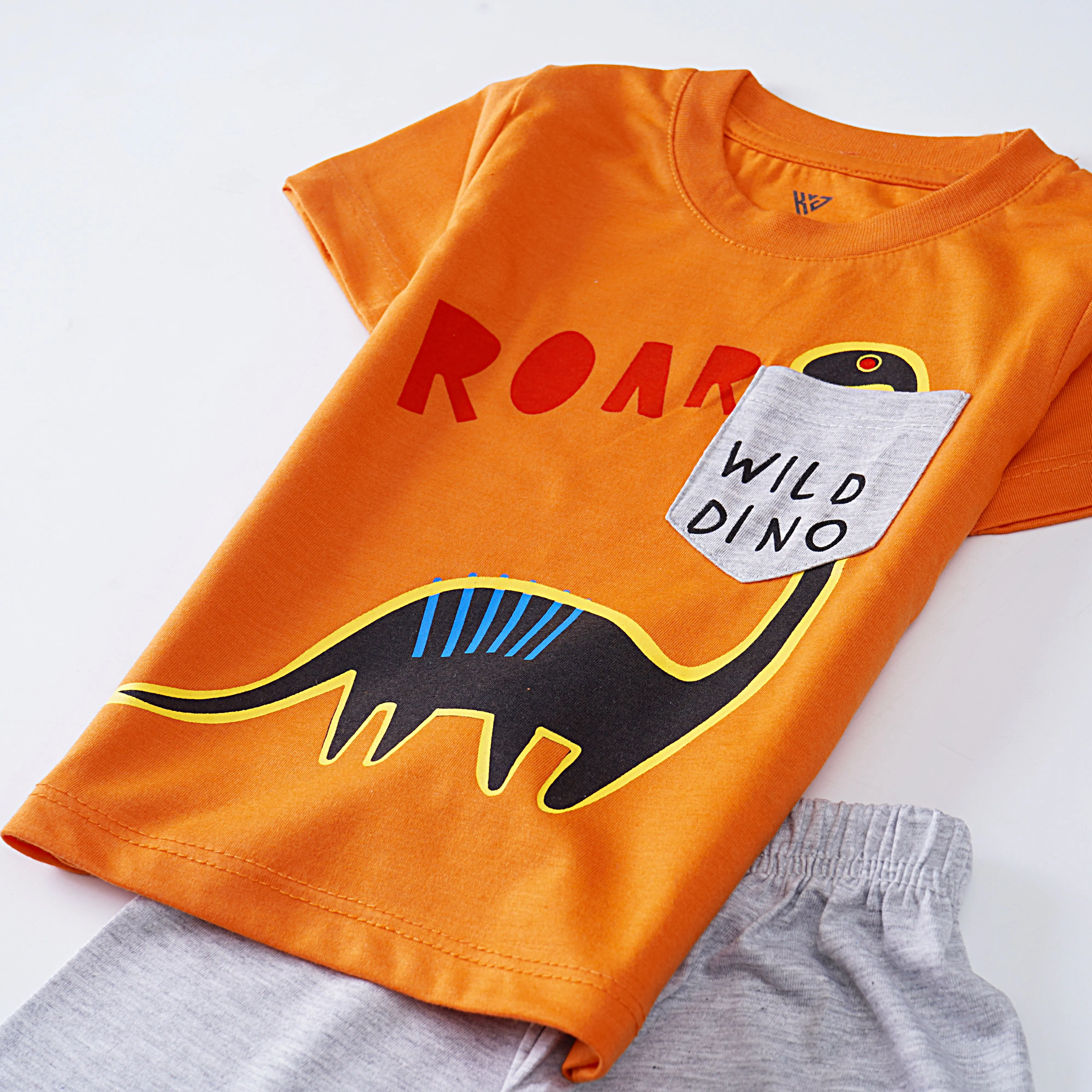 Boys Half Sleeves 2 Piece Suit (Roar)