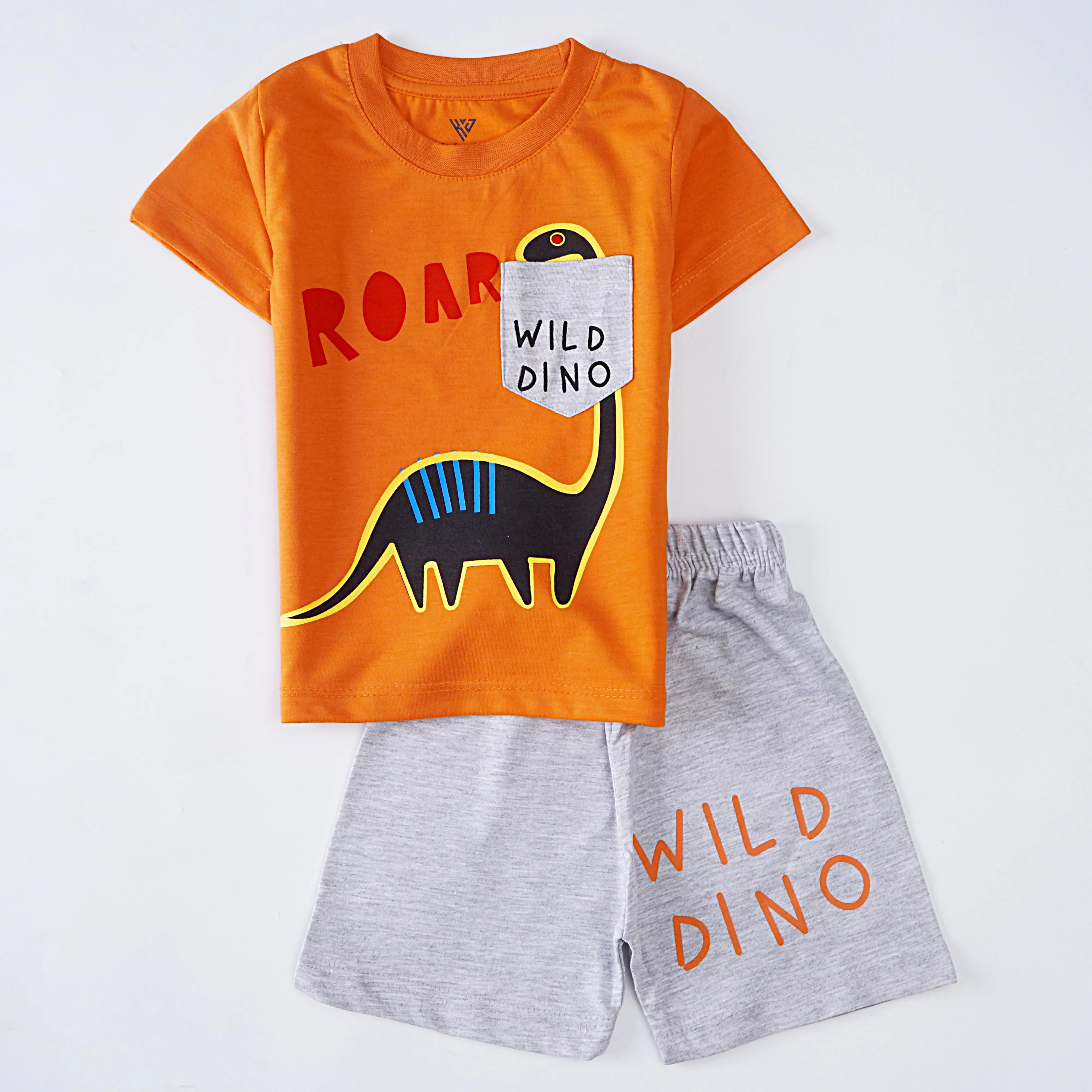 Boys Half Sleeves 2 Piece Suit (Roar)