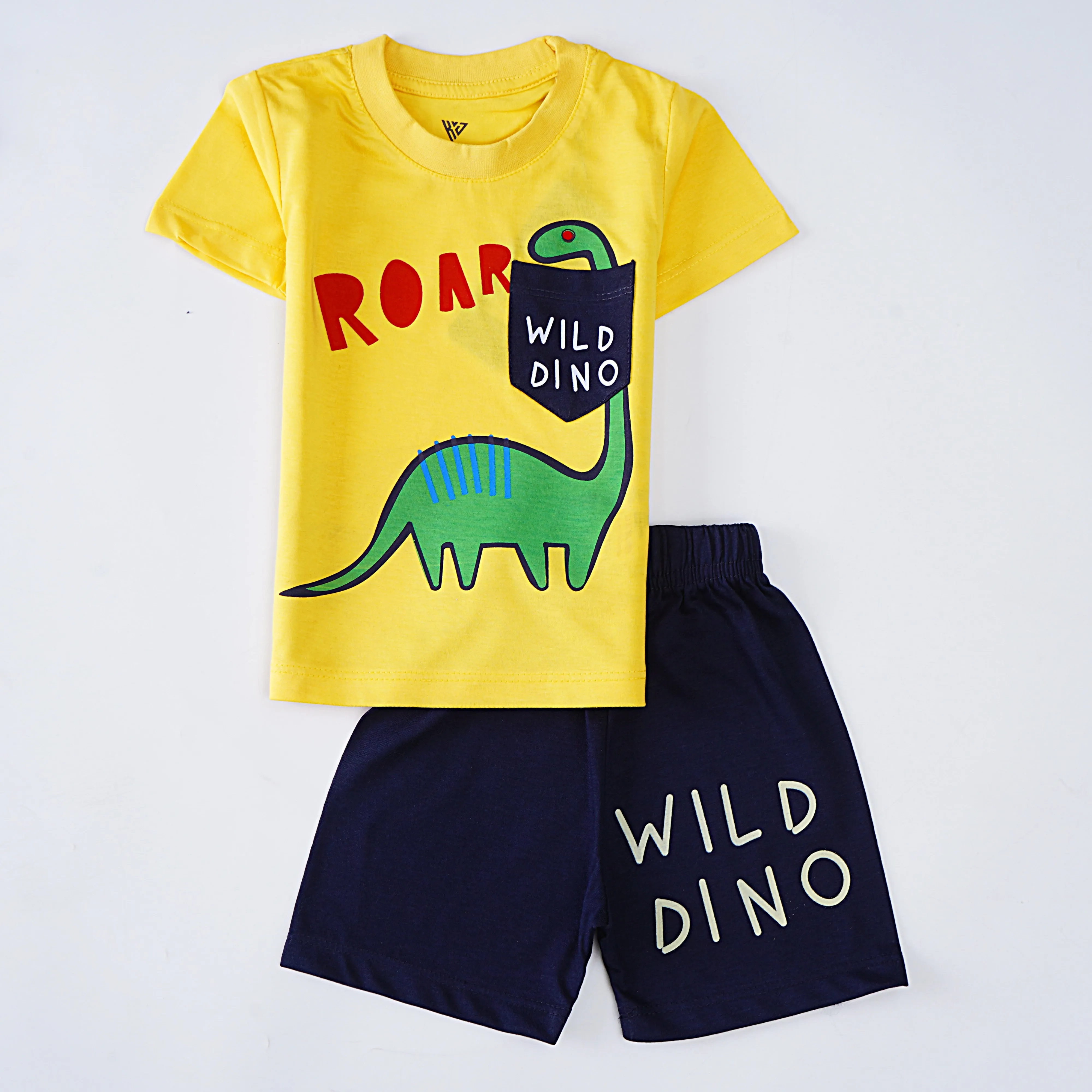Boys Half Sleeves 2 Piece Suit (Roar)