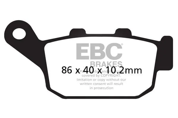 Brakes - FA140HH Fully Sintered - EBC (Rear)