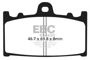Brakes - FA158HH Fully Sintered - EBC (2 Set Front)