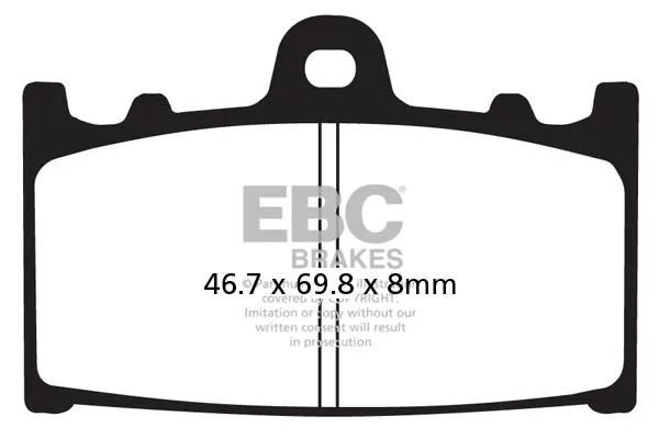 Brakes - FA158HH Fully Sintered - EBC (2 Set Front)
