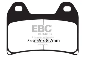Brakes - FA244HH  Fully Sintered - EBC (2 Set Front)
