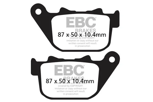 Brakes - FA387HH Fully Sintered - EBC (Rear)