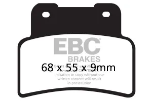 Brakes - FA432HH Fully Sintered - EBC (Front)