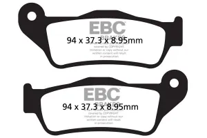 Brakes - FA643HH Fully Sintered - EBC (Rear)