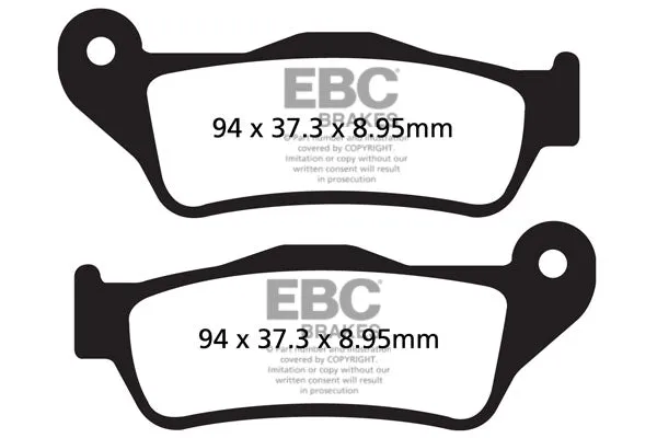 Brakes - FA643HH Fully Sintered - EBC (Rear)