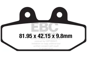 Brakes -  FA710HH Fully Sintered - EBC