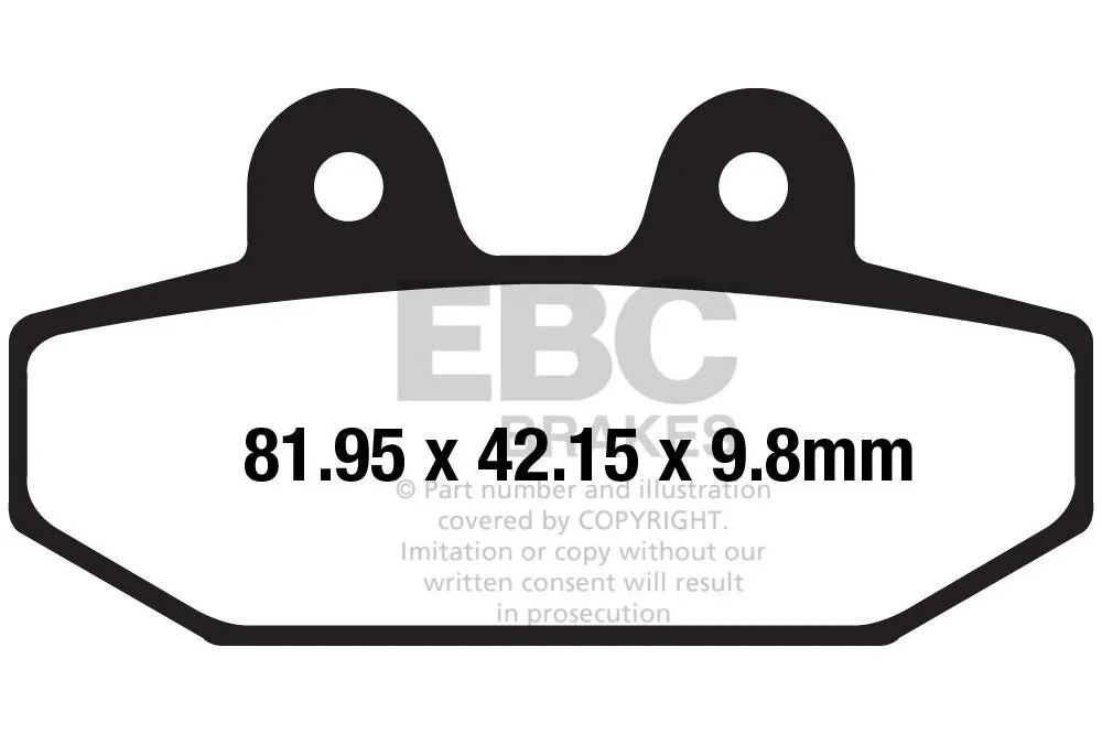 Brakes -  FA710HH Fully Sintered - EBC