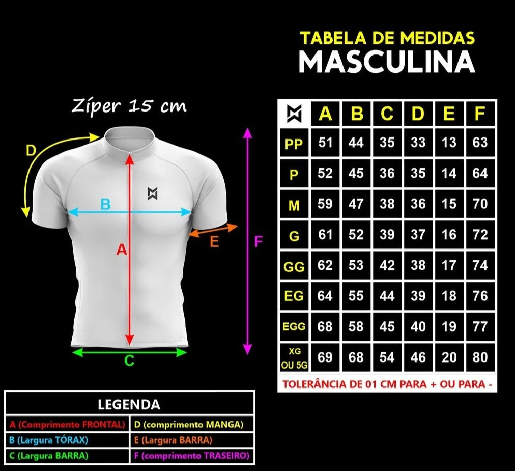 Camisa de Ciclismo Masculina Proteção UV50  - Oggi