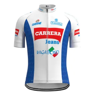 CARRERA White Vintage Short Sleeve Cycling Jersey Top