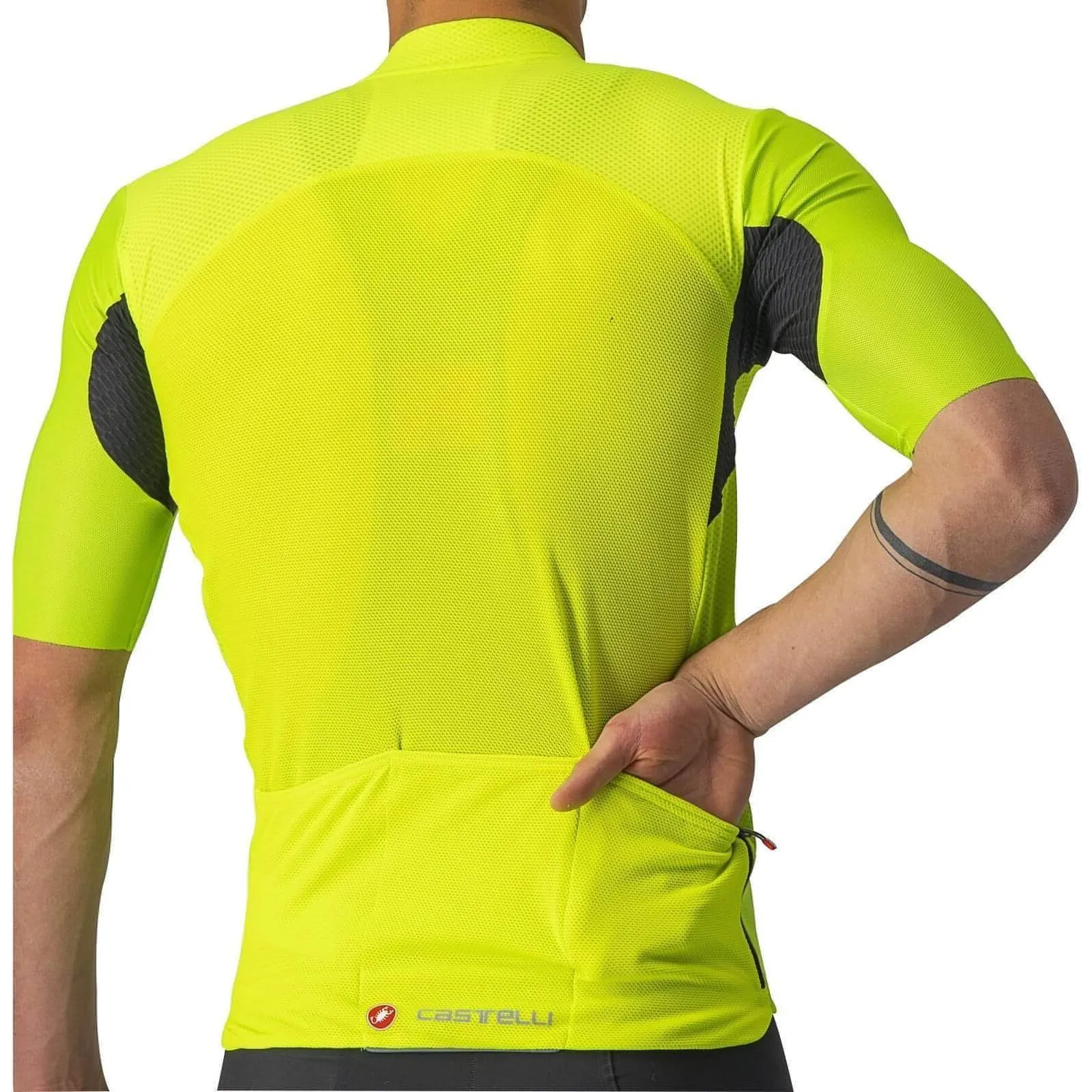Castelli Endurance Elite Short Sleeve Mens Cycling Jersey - Yellow