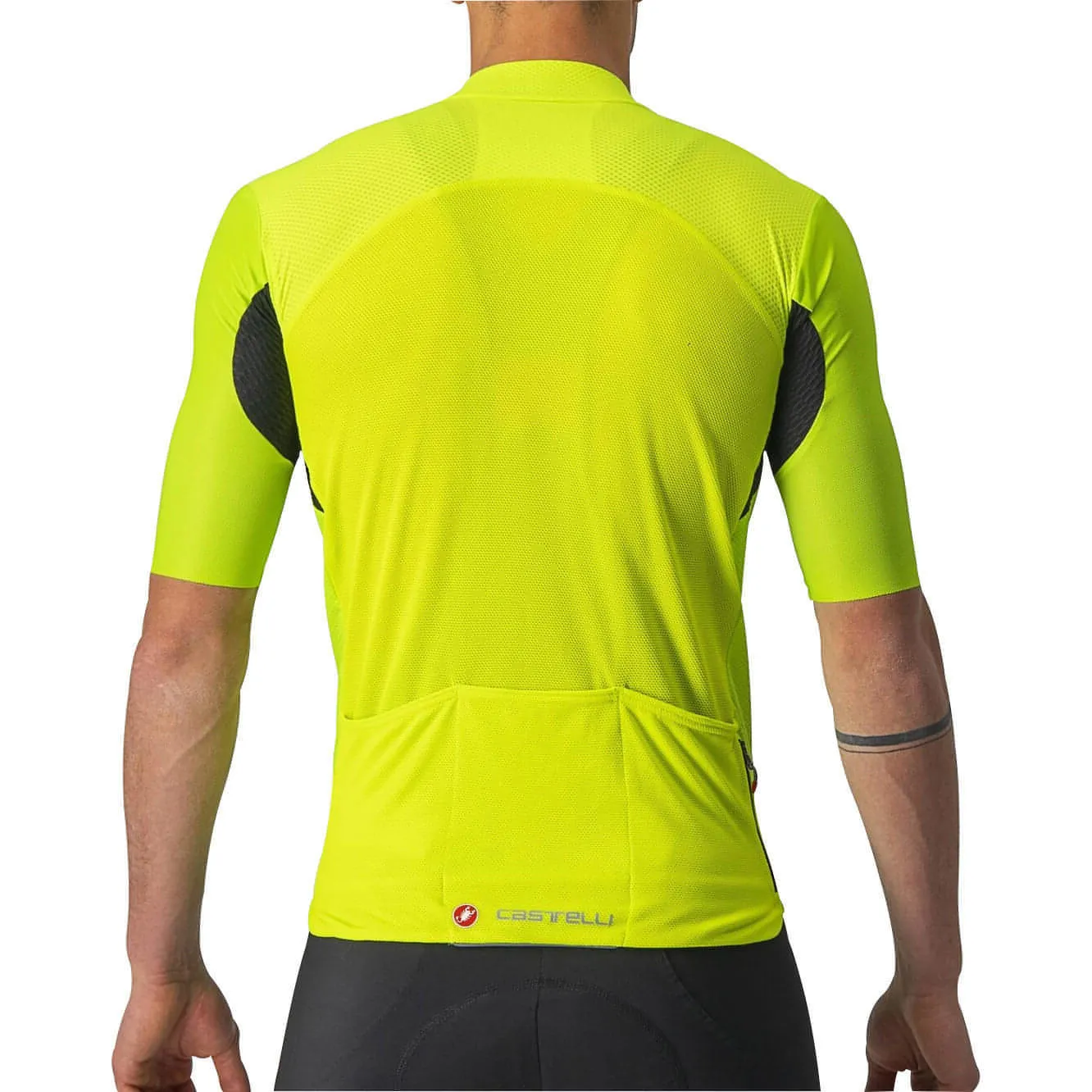 Castelli Endurance Elite Short Sleeve Mens Cycling Jersey - Yellow