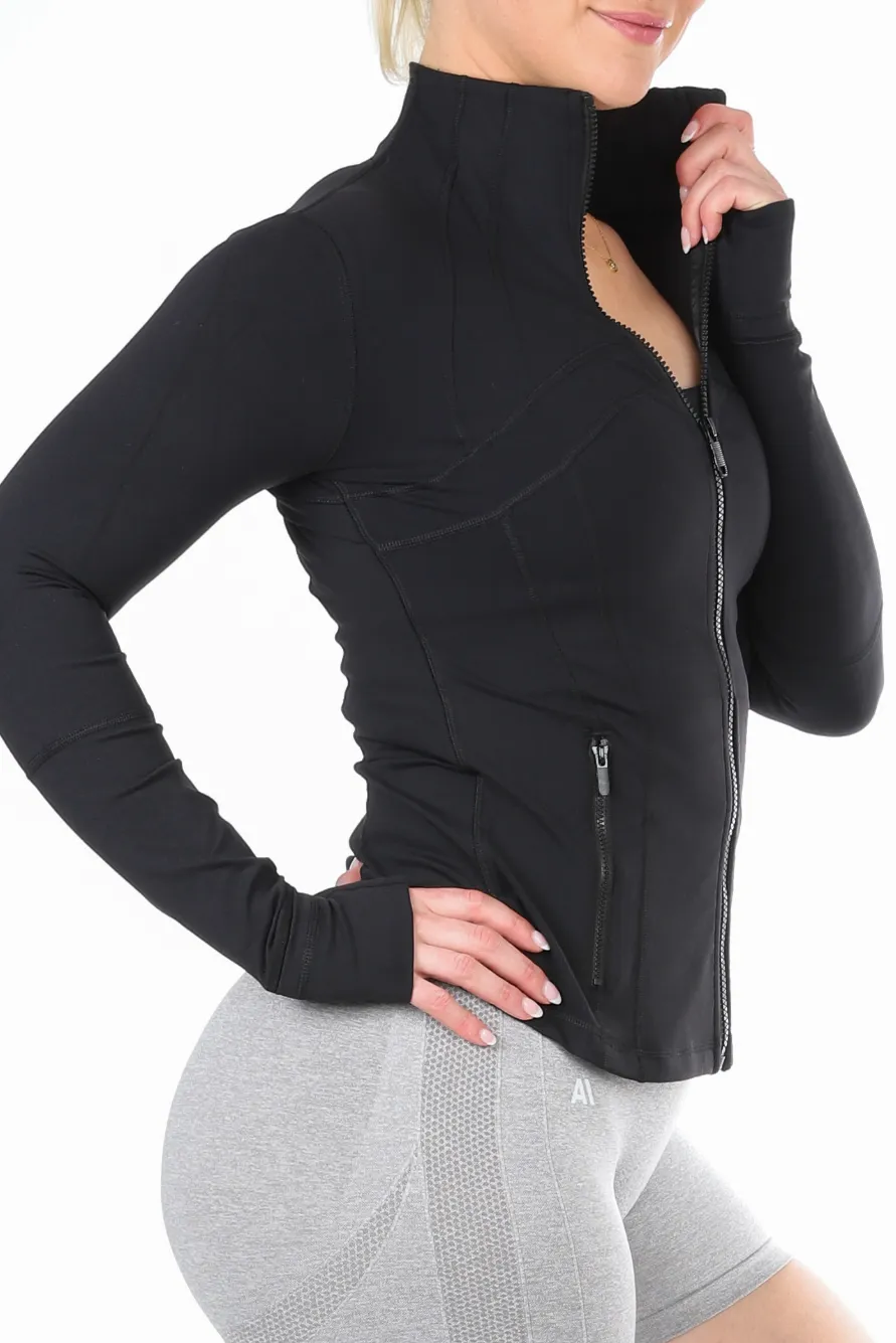 Cathy BBL Running Jacket Black