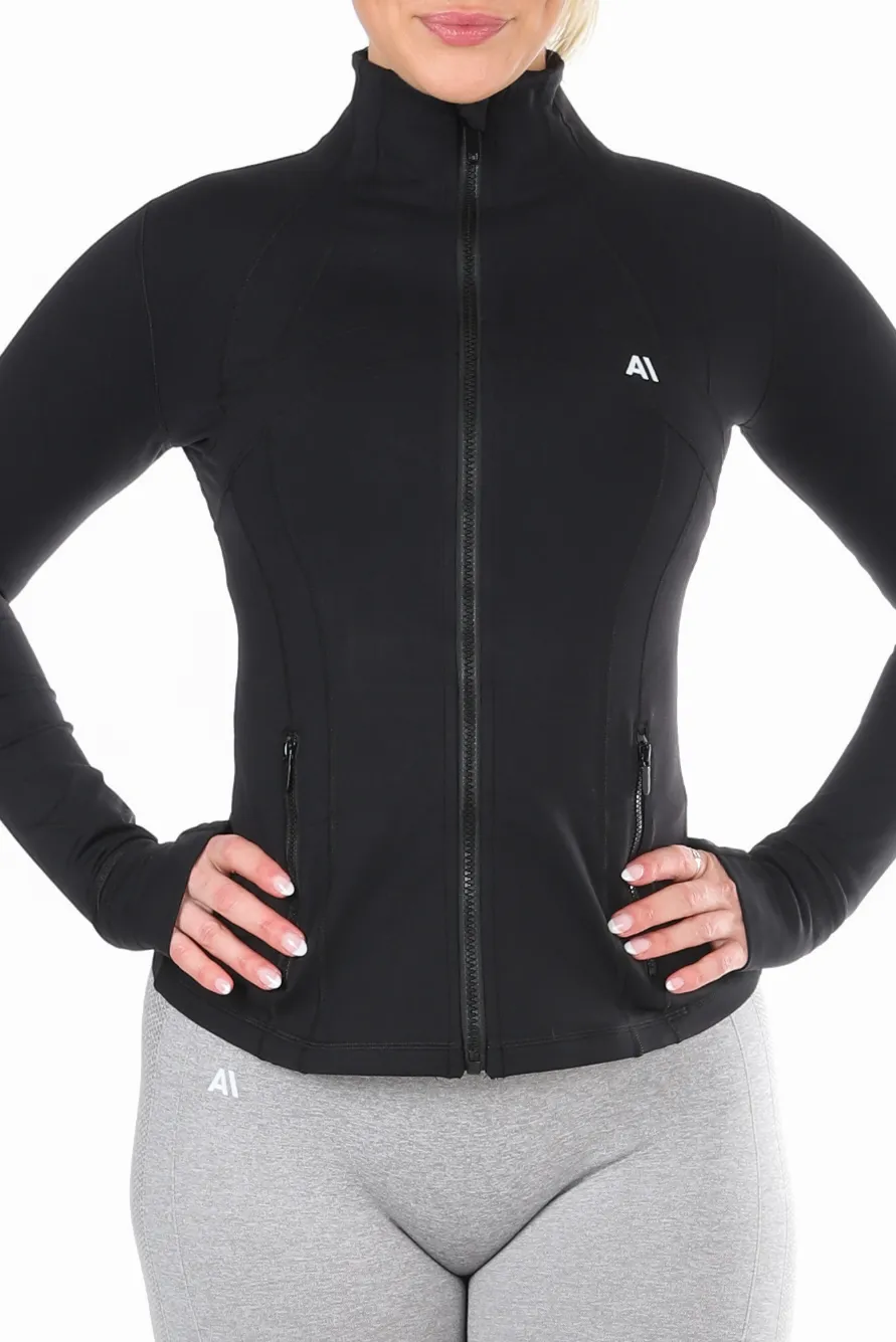 Cathy BBL Running Jacket Black