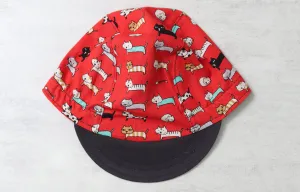 Cats Red Cycling Cap